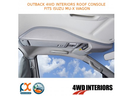 Outback 4wd Interiors Roof Console Fits Isuzu Mu-x Wagon